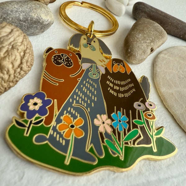 Good Boys Dog Crew Enamel Keychain (KC25GBS) | Pika & Bear | boogie + birdie