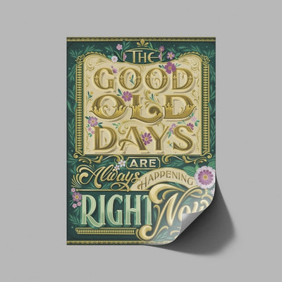 Good Old Days Art Print 11x14 | To & Fro Gifts | boogie + birdie