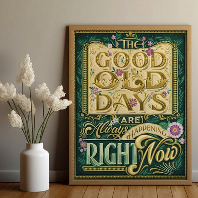 Good Old Days Art Print 11x14 | To & Fro Gifts | boogie + birdie