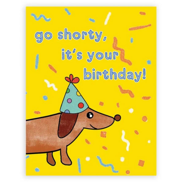 Go Shorty Birthday Card | Evil Llama and Friends | boogie + birdie