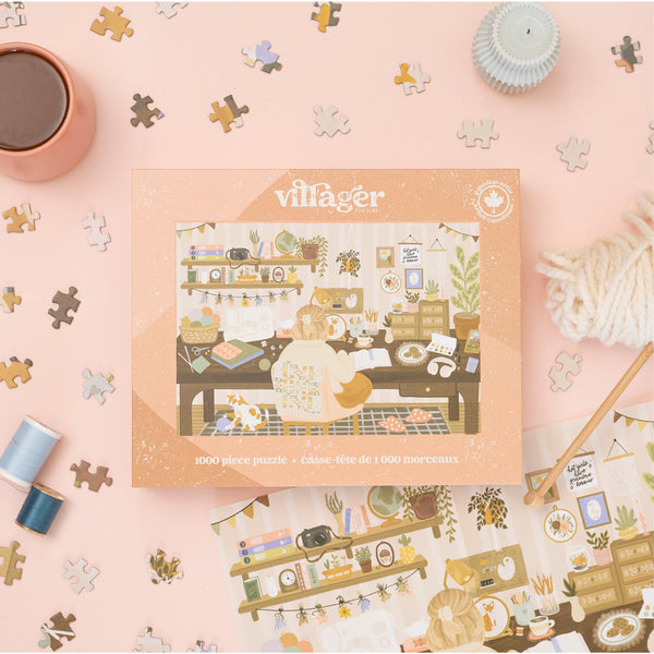 Grandma Hobbies 1000 Piece Puzzle | Villager Puzzles | boogie + birdie