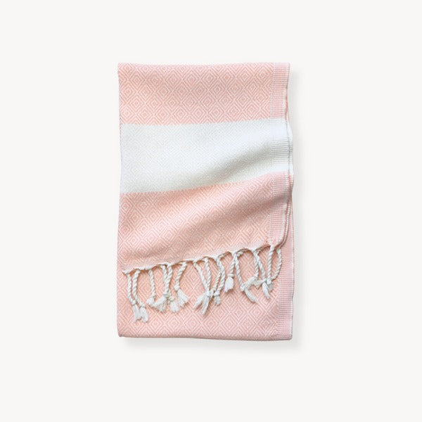 Grapefruit Diamond Turkish Towel | Pokoloko | boogie + birdie