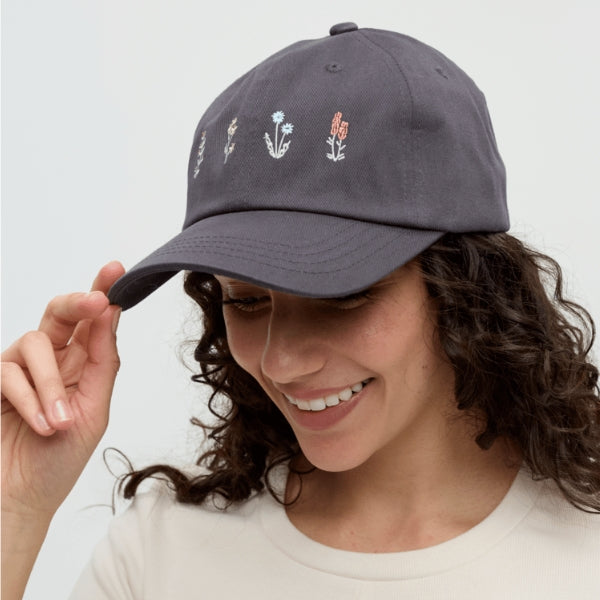 Graphite & Light Spring Moss Flora Peak Hat (TAU6562-6223) | tentree | boogie + birdie