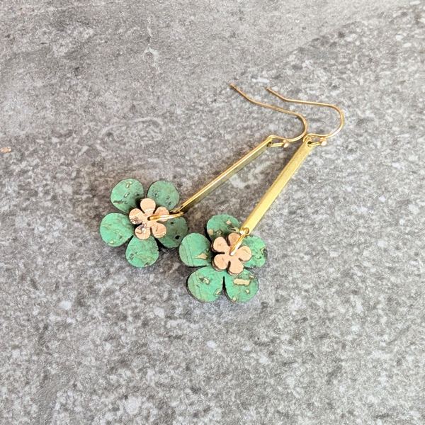 Grass Green Jasmine Drop Earrings | Hello Lovely | boogie + birdie