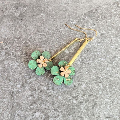 Grass Green Jasmine Drop Earrings | Hello Lovely | boogie + birdie