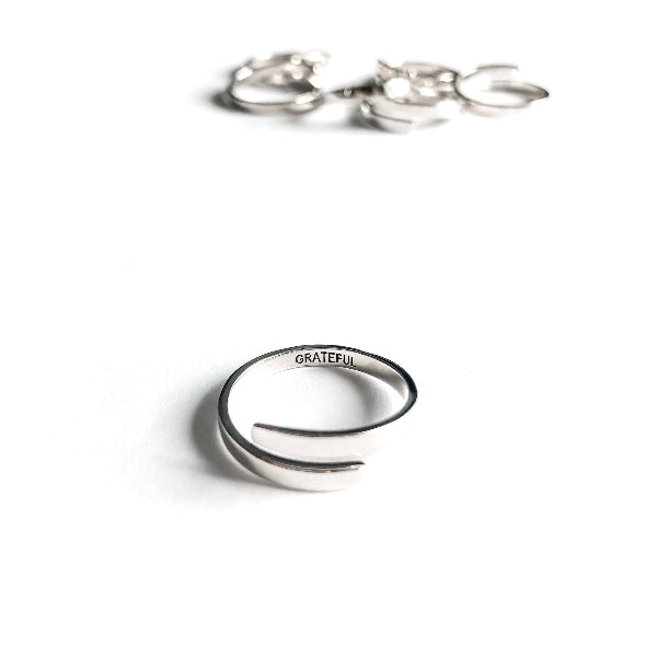Grateful Adjustable Ring | Glasshouse Goods | boogie + birdie