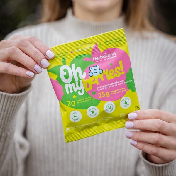 Sour Green Apple Gummies | Herbaland | boogie + birdie