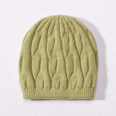 Green Cable Knit Beanie | Accessories | boogie + birdie
