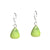 Green Petal Drop Earrings | Osmose Jewellery | boogie + birdie
