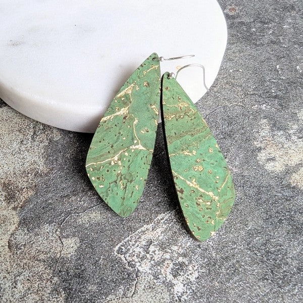 Green Gold Small Wing Earrings | Hello Lovely | boogie + birdie

