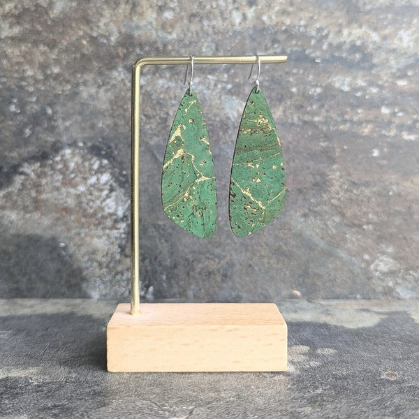 Green Gold Small Wing Earrings | Hello Lovely | boogie + birdie

