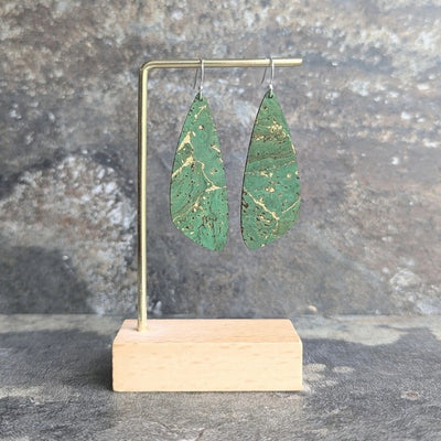 Green Gold Small Wing Earrings | Hello Lovely | boogie + birdie