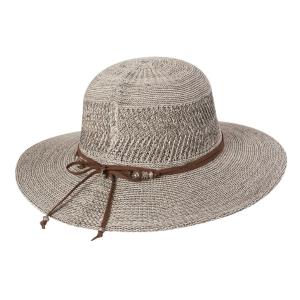 Grey Marble Scarlett Wide Brimmed Hat (HWL-0377-137-OS | Kooringal | boogie + birdie