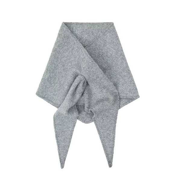 Grey Triangle Scarf | Accessories | boogie + birdie
