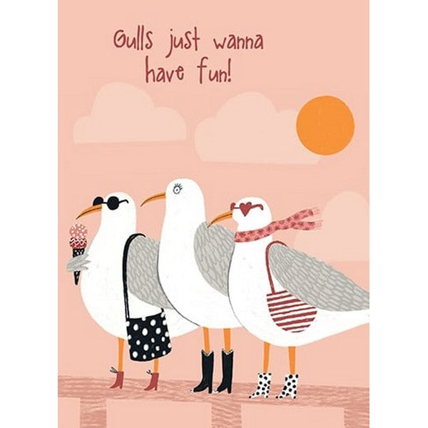 Gull Friends Birthday Card | Calypso: Abigail Burch | boogie + birdie