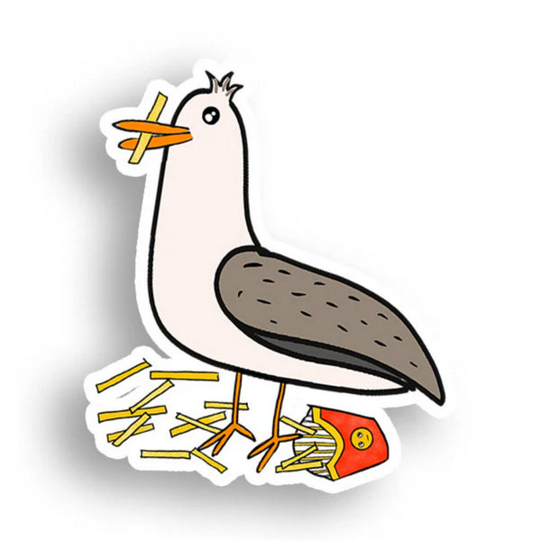 Gus the Gull Sticker | Evil Llama and Friends | boogie + birdie