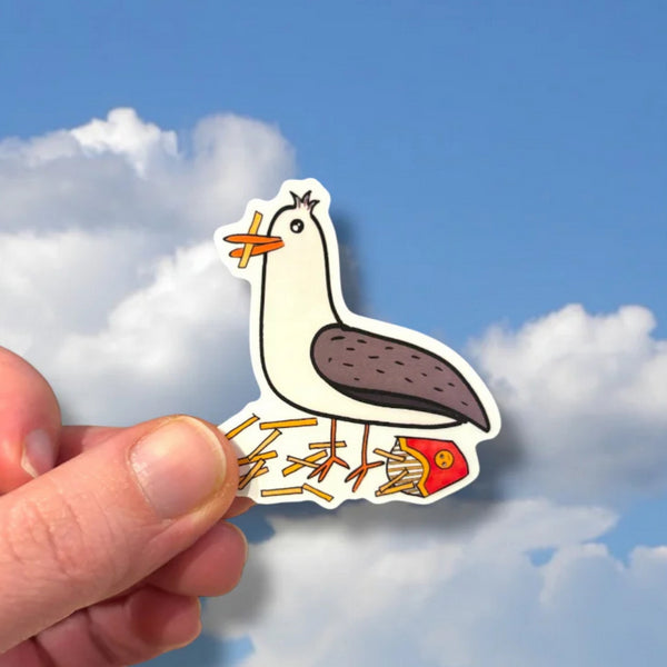 Gus the Gull Sticker | Evil Llama and Friends | boogie + birdie