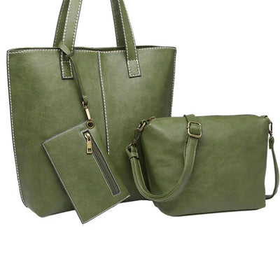 Black with White Stitching Tote Bag | Bags + Wallets | boogie + birdie