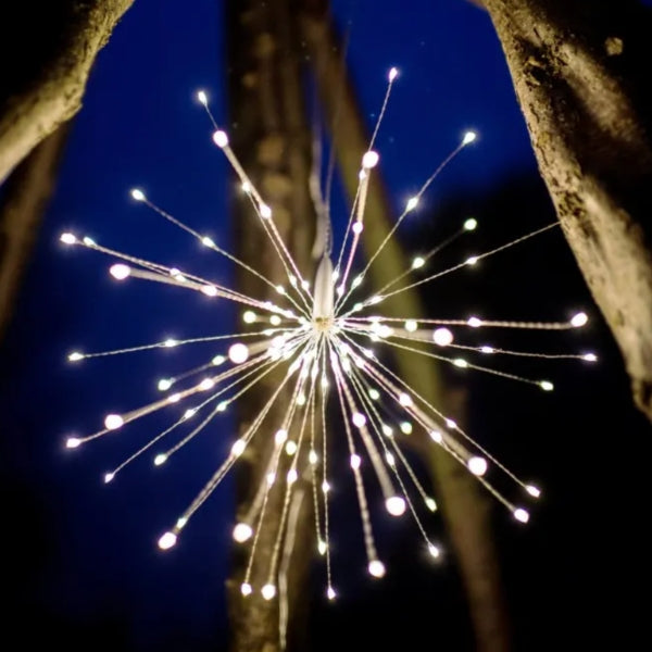 Silver Starburst Hanging Lamp | Home Decor | boogie + birdie