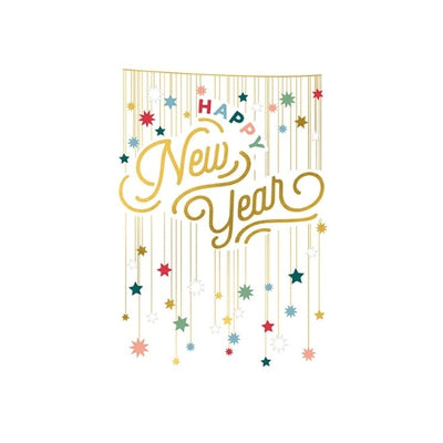 Stars Happy New Year Card | Art File | boogie + birdie