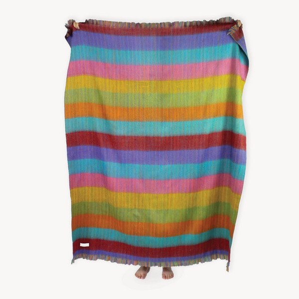 Harvest Moon Fringed Alpaca Throw | Pokoloko | boogie + birdie