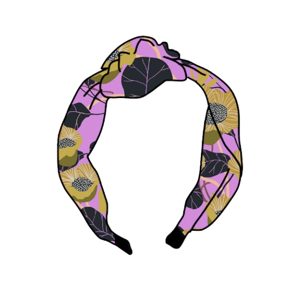 Silk Rosie's Garden Trompe L'oeil Hairband (1013-HB) | Dora Nola | boogie + birdie