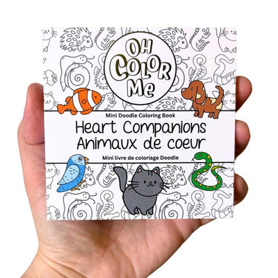 Heart Companions Mini Colouring Book | Oh Color Me | boogie + birdie