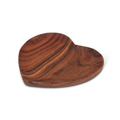 Heart Shaped Acacia Wood Tray | Entertaining | boogie + birdie
