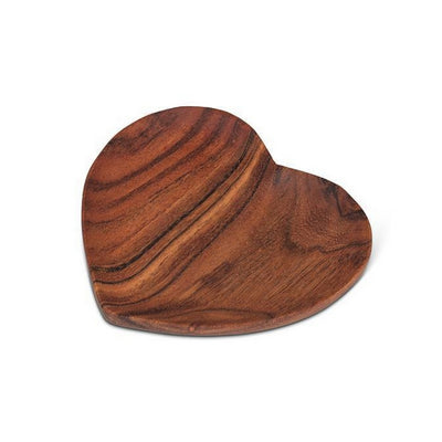 Heart Shaped Acacia Wood Tray | Entertaining | boogie + birdie