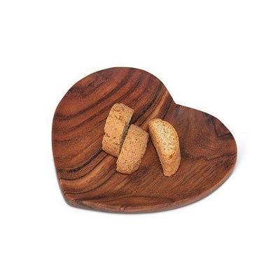 Heart Shaped Acacia Wood Tray | Entertaining | boogie + birdie