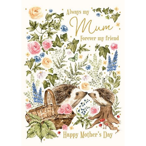 Hedgehog Mother's Day Card | The Art File | boogie + birdie