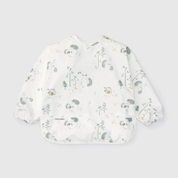Hedgehogs Long Sleeve Bib (LSBIBHGH) | Loulou Lollipop | boogie + birdie