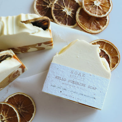 Hello Sunshine Soap Bar | SOAK Bath Co. | boogie + birdie