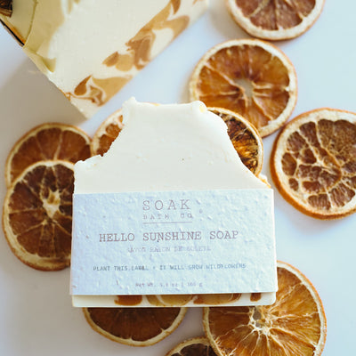 Hello Sunshine Soap Bar | SOAK Bath Co. | boogie + birdie