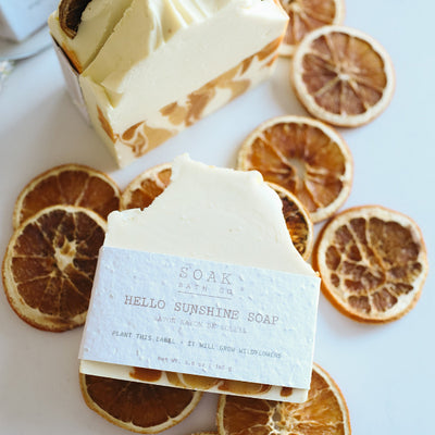 Hello Sunshine Soap Bar | SOAK Bath Co. | boogie + birdie
