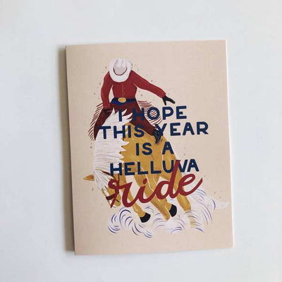Helluva Year Cowboy Birthday Card | Paper Protege | boogie + birdie