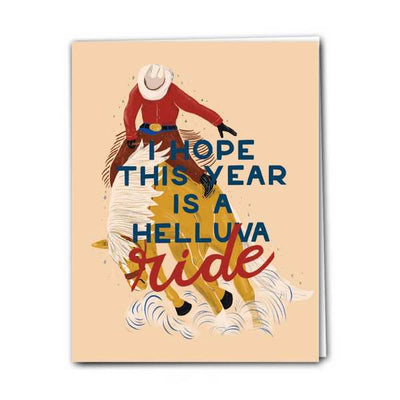 Helluva Year Cowboy Birthday Card | Paper Protege | boogie + birdie