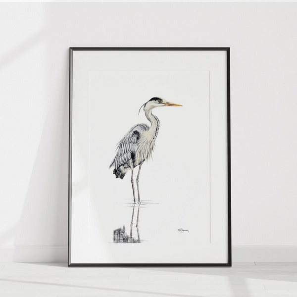 Heron Print 8x10 | Le Nid Atelier | boogie + birdie

