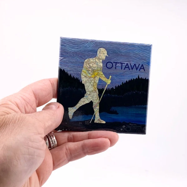 Ottawa Hiker Magnet | Alan Dhingra | boogie + birdie