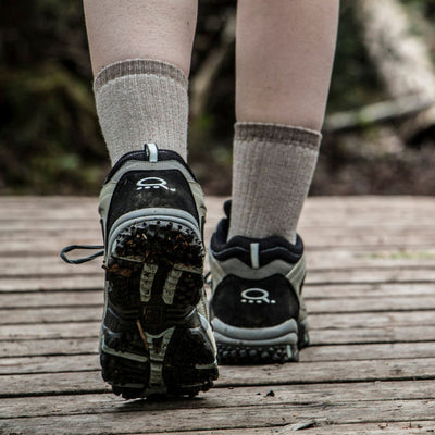 Men's Black Hiker Merino Sock | J.B. Fields | boogie + birdie