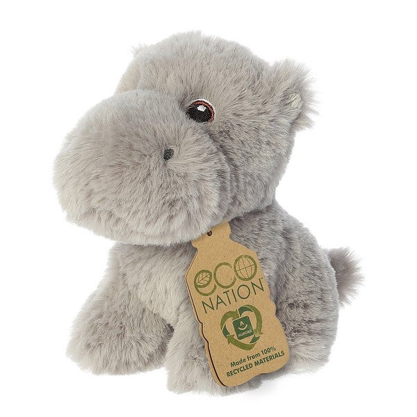 Mini Hippopotamus Eco Nation Plush Toy | boogie + birdie
