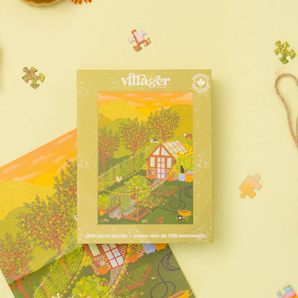 Hobby Farm 500 Piece Puzzle | Villager Puzzles | boogie + birdie