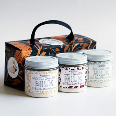 Holiday Bath Milk Trio Gift Set | Dot & Lil | boogie + birdie