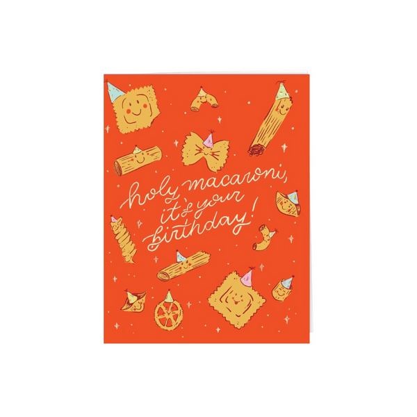 Holy Macaroni Birthday Card | Paper Protege | boogie + birdie