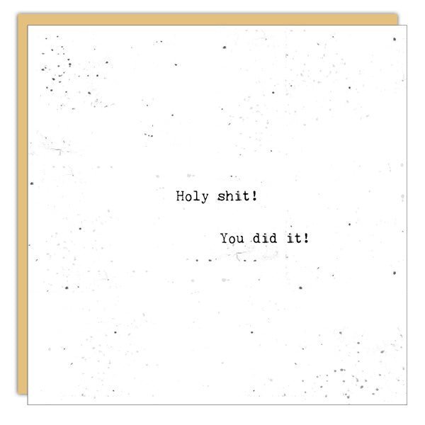 Holy Shit Card | Cedar Mountain | boogie + birdie