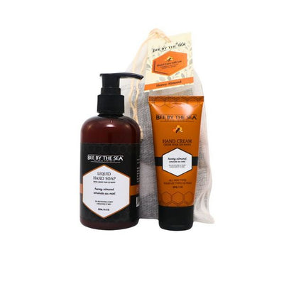Almond & Honey Hand Soap & Cream Gift Set | boogie + birdie | Bee by the Sea