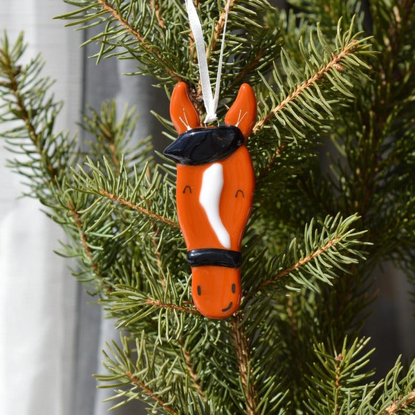 Glass Horse Ornament | Station Pole Nord | boogie + birdie
