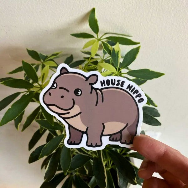 House Hippo Sticker | Stickers Northwest | boogie + birdie

