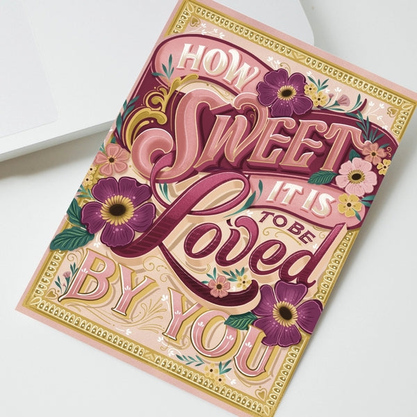 How Sweet It Is Art Card | To & Fro Gift Co. | boogie + birdie