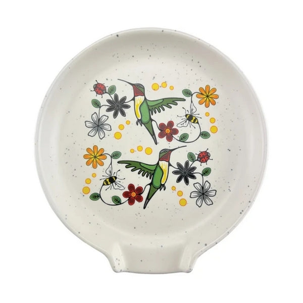 Hummingbird (Nenookaasi) Spoon Rest - Lac Seul First Nation/Ojibwe | Native Northwest | boogie + birdie